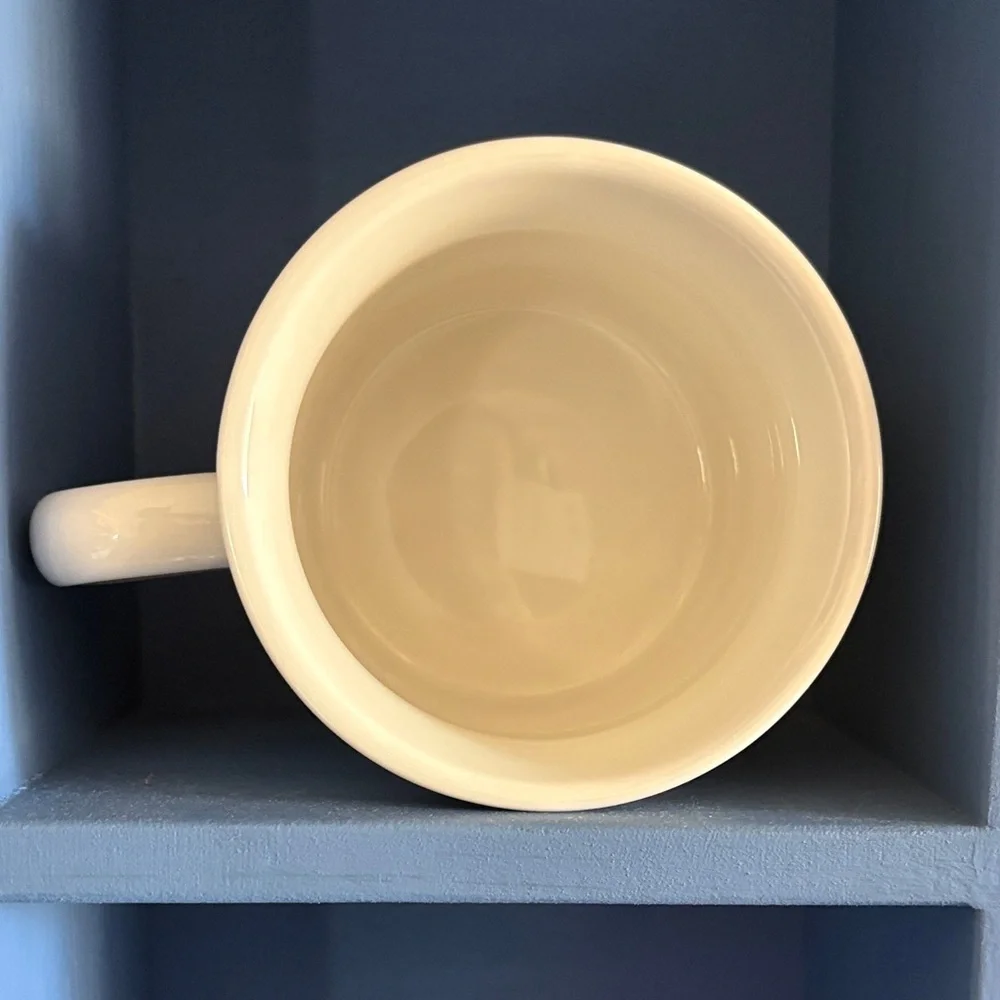 Pottery Barn Monogram C Mug White Ceramic Coffee Cup Initial C